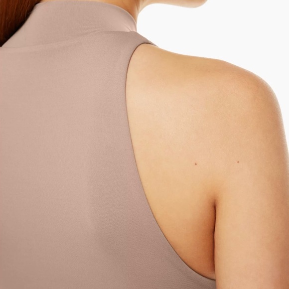 Babaton - Contour Mockneck Bodysuit in White - Picture 9 of 9